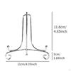 Display Stand Holder, Picture Frame Holder Easel Sturdy Dish Bracket Plate