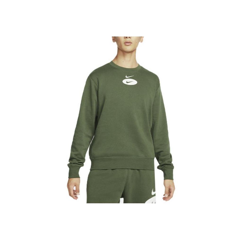 Nike League Essential Fleece Rundhals-Sweatshirt Herren Sweatshirt Raues Grün DM5461-326