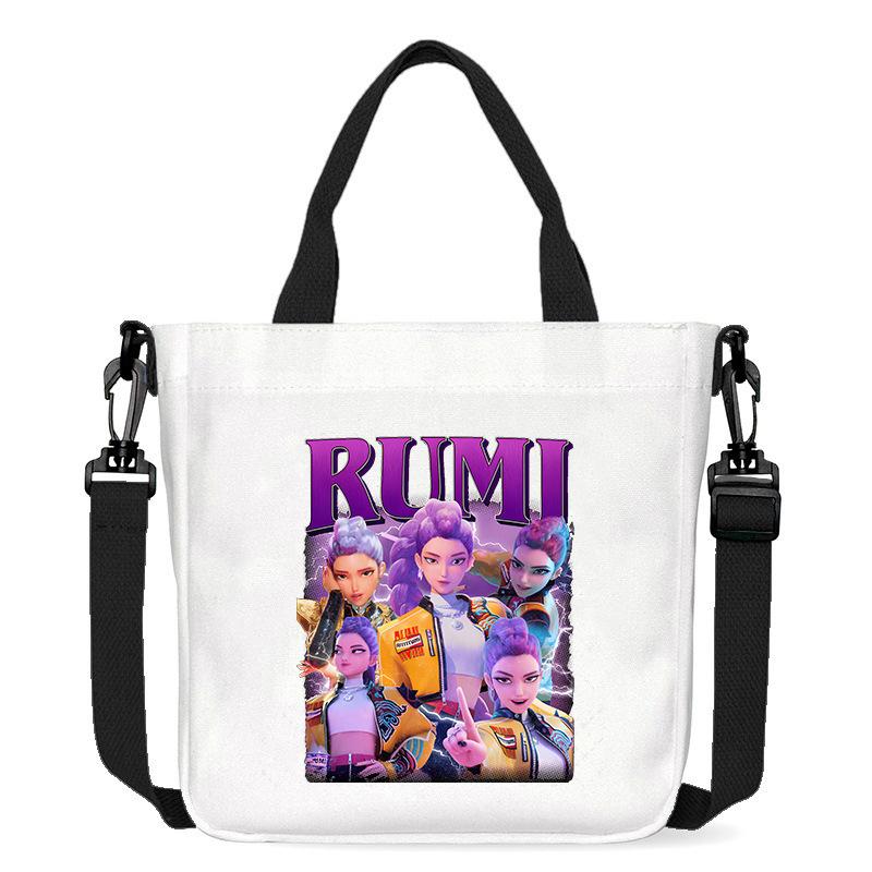 KPop Demon Hunters Anime Women's Crossbody Pouch Aesthetics KPop Demon Hunters Shoulder Bags Korean Fashion Messenger Pouch