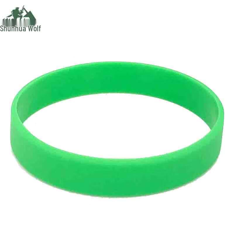 Solid Color Silicone Team Activity Wristbands