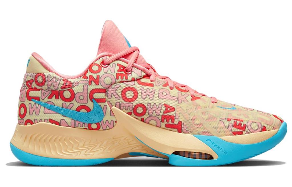 Men's Sneakers Nike Zoom Freak 4 EP 'Letter Bros - Coral'
