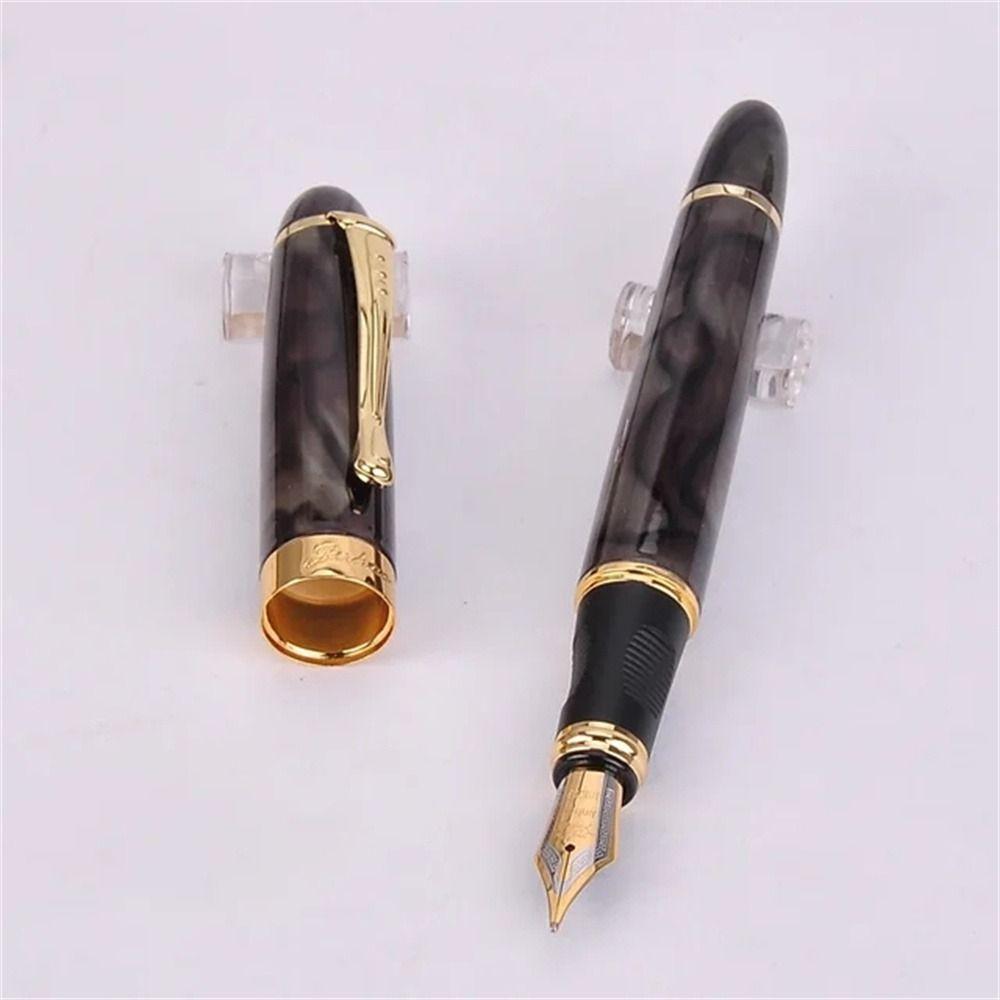 Smooth Writing Inking Pens Classic Style Metal Fountain Pen Luxury Fountain Pen  Office Supplies