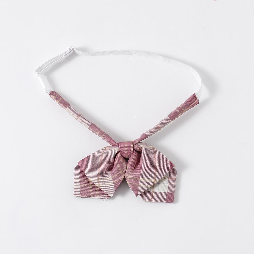 High-Waisted Japanese School Uniform Plaid Pleated Skirt - Raspberry & Black Tea