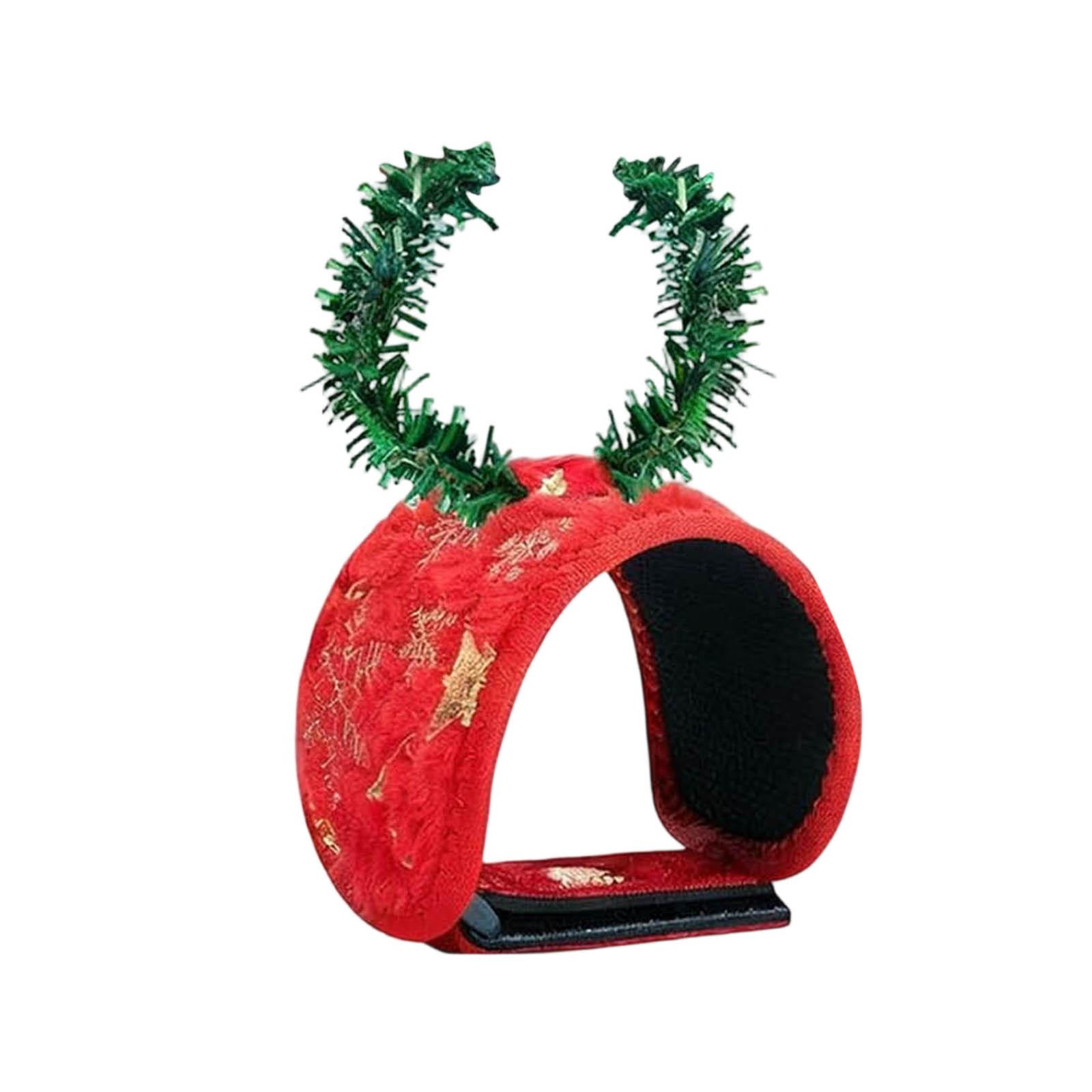 

Рождественские украшения Высококачественный золотой бархатный бант Рождественский флокированный бант Большой красный One Size