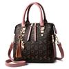 Vintage Handle Bag for Women Luxury Middle-aged Top-handle Handbags Female PU Leather Messenger Crossbody Bag Tote Bolsa