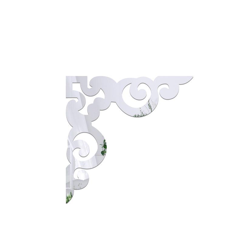 

10 шт. Обои Мебель Наклейки на стены Потолок Шкаф Угловые украшения Домашний декор Наклейки на стены 3D Зеркало Наклейка Фон