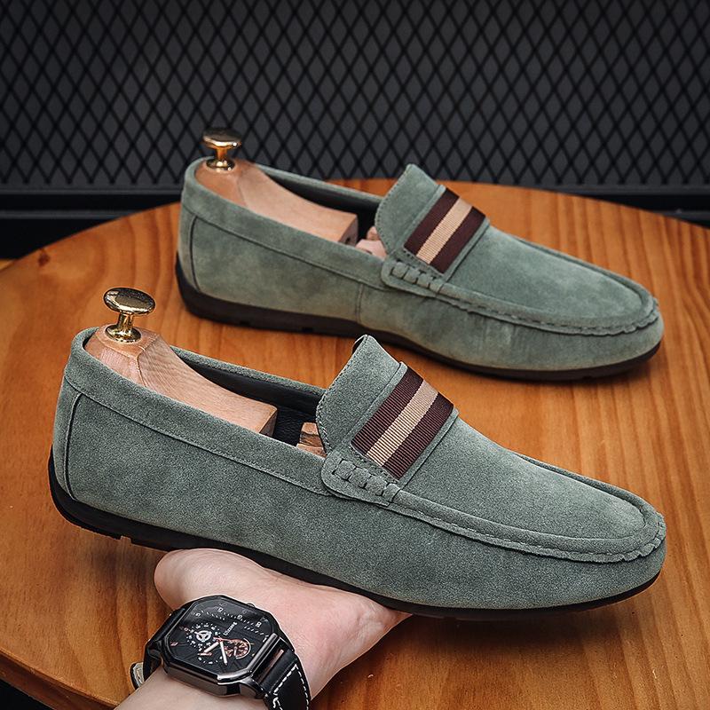 Spring/Summer 2024 Men's Versatile Slip-on Loafers - Casual and Stylish Driving Shoes