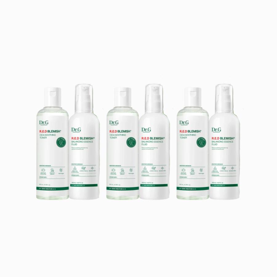 Dr.G Cica Toner gegen rote Hautunreinheiten, 200 ml + Lotion, 150 ml Set
