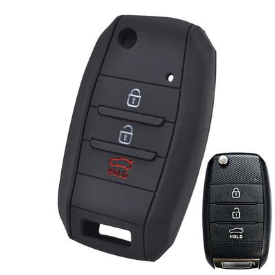 Silikon-Autoschlüsselhülle für Kia Carens Ceed Sorento Optima Picanto Rio Soul Cerato Rando Forte Sportage
