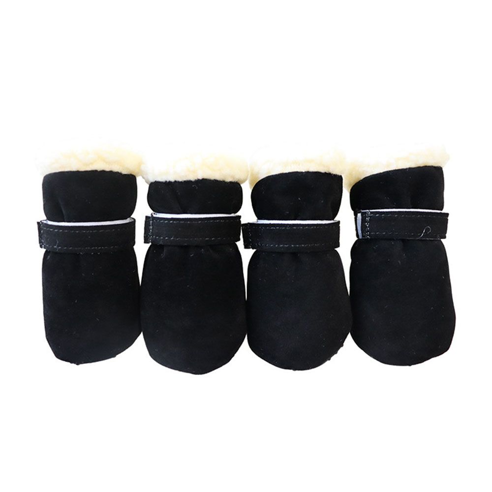 Malý pes Udržuj v teple Teddy Plus Samet Čivava Domácí mazlíček Boty Kočičí doplňky Psí boty Sněhule