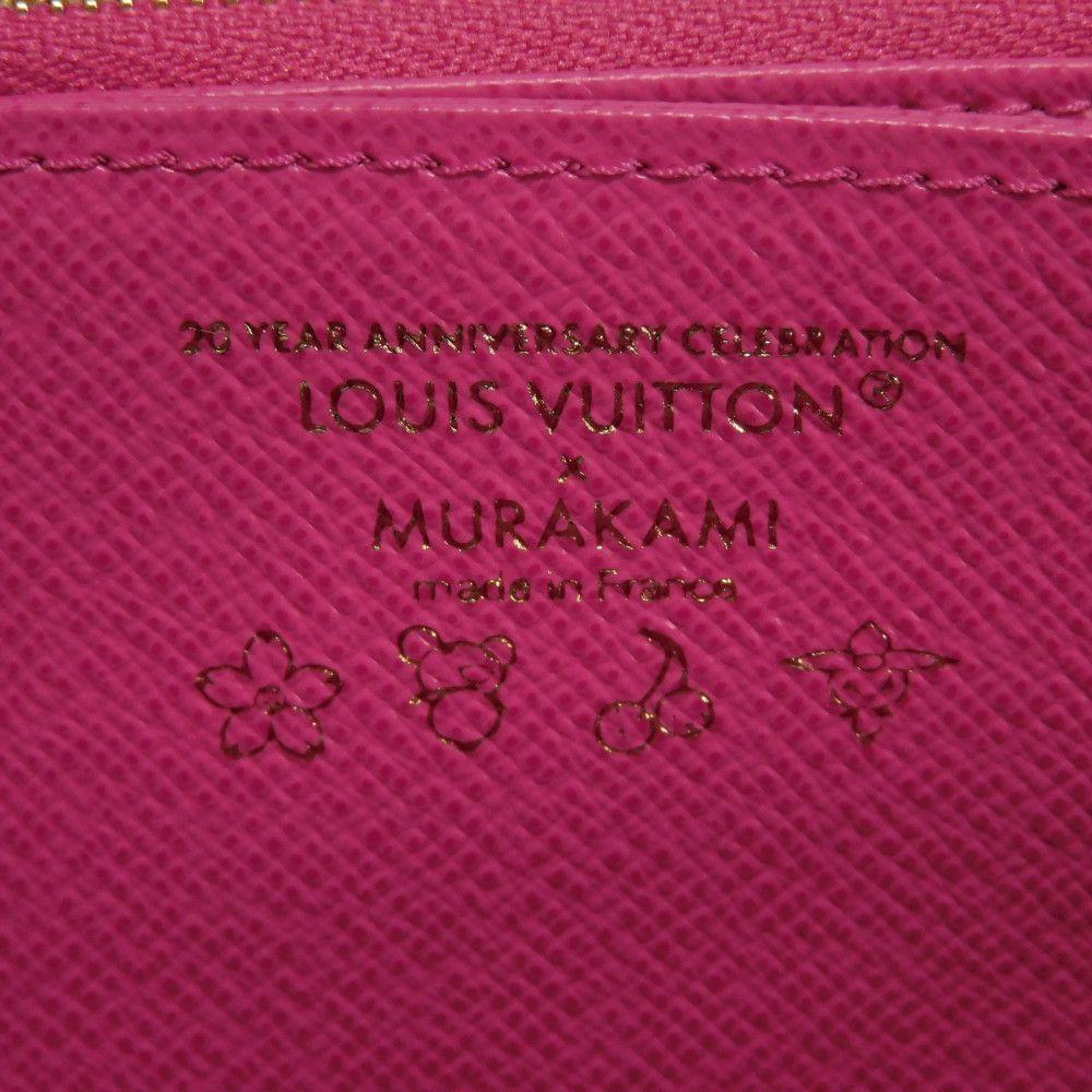 Used LVx™ Zippy Wallet (12564), M14162, 7940, by Takashi Murakami, Multicolor, RFID, IC Chip, Unused, Japan Exclusive