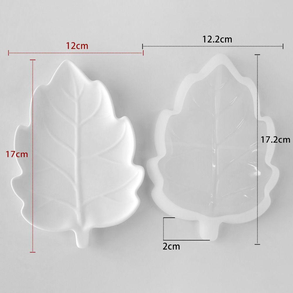 New Geometric Leaves Silicone Mold DIY Handmade Resin Molds Irregular Shape Reusable Plaster Molds Desktop Decor