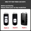 Metall Leder Auto Fernbedienung Schlüsselhülle Hülle Halter Schale Fob für Mazda 3 Axela CX-30 CX-5 CX-30 CX-50 CX70 CX90 6 CX-9 MX-5 Atenza