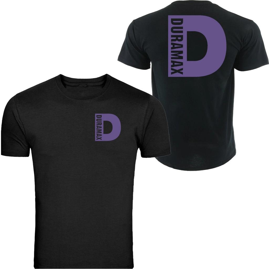 Duramax Big D Design TShirt Unisex Black Color Front Back S 4XL