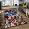 1pc Football Team Design Area Rug - Non-Slip, Soft & Cozy Floor Mat for Living Room, Bedroom, Office - Indoor/Outdoor Decorative Carpet
