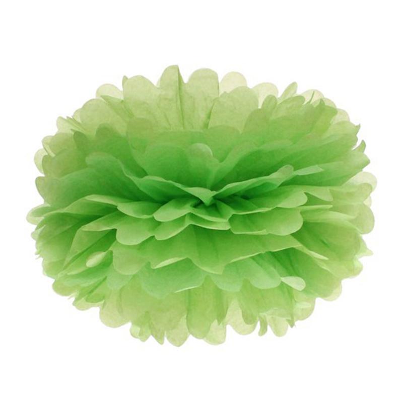 5pcs 6''-12'' Tissue Paper Pompoms Wedding Decorative Paper Flowers Ball Baby Shower Birthday Party Decoration Paper Pom Poms