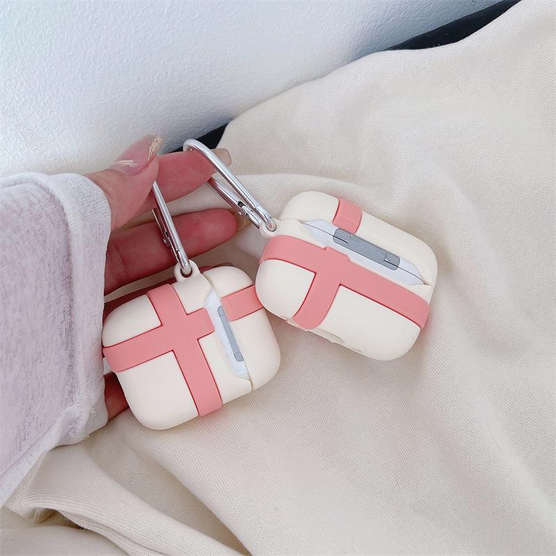 Ins bow gift box for AirPods pro1 protective case creative 1/1 generation apple wireless earphone case female