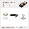 YIHUTEA Huang Ru Style Stainless Steel Tea Set