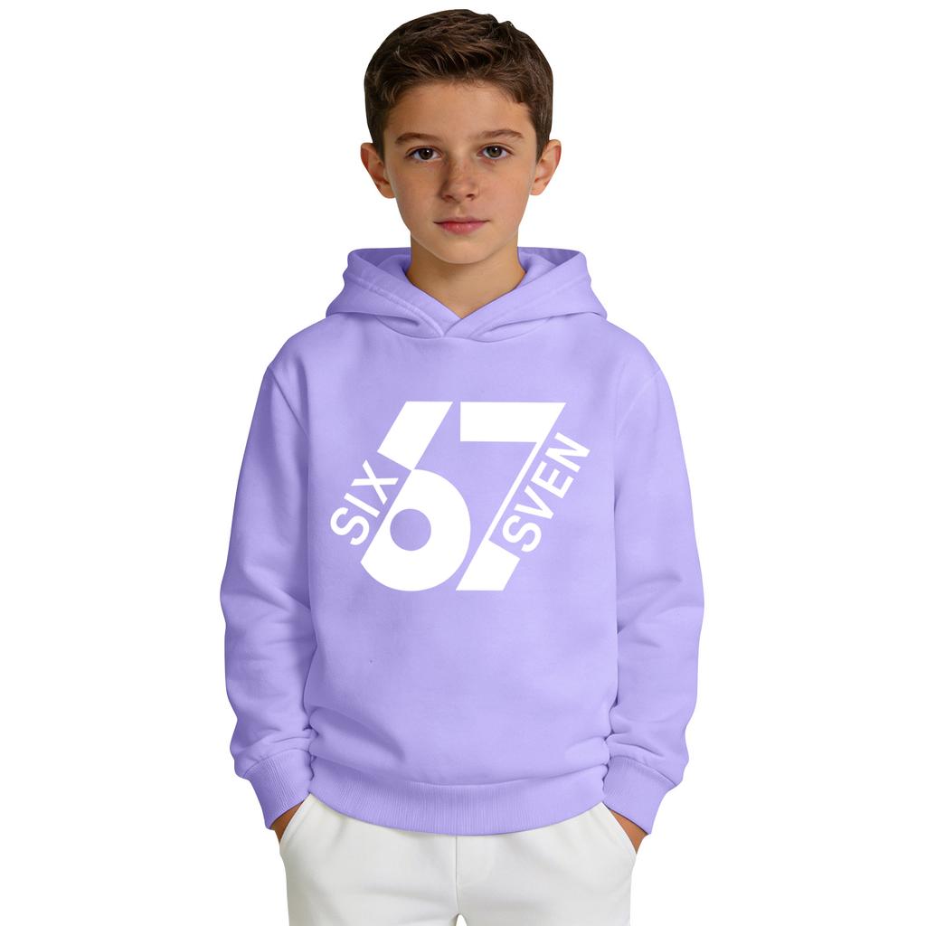 Boys' Printed Hooded Long,Sleeve Sweatshirt Casual Sports Comfort Sweatshirt