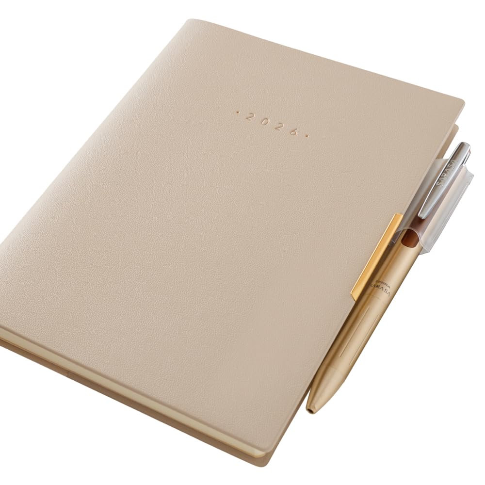 NOLTY April Ecri Plus 9863 Planner, 2026, Start, B6, Weekly, 2, Beige,
