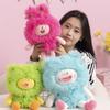 Cute Fluffy Monster Plush Toy Doll For Girls Soft Stuffed Animal Pillow Birthday Gift 25cm Blue Cat