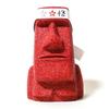 Moai Statue with Headband for Support for Students Taking Cute Lucky Charm Success, Exams, Amulet, Figurine,