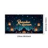 Bannière Ramadan Kareem Toile de fond Lanternes Lumières Décoratif Festival Fête Événement Célébration Graphique Décor Islamique Arrière-plan