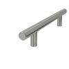 10 X Furniture Handle Railing 128 Mm Silver