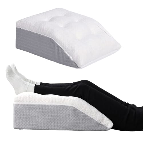 HAVARGO Foot Pillow for Sleeping, Swelling Relief, Fluffy, Low-Resilience + High-Resilience Dual-Layer Construction, Foot Rest, Back Cushion, Lumbar P