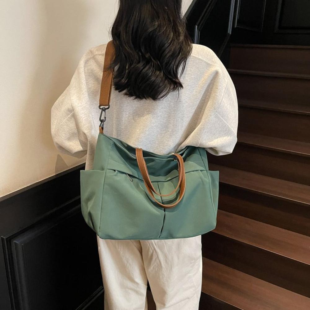 Mode Damen Tasche Große Kapazität Tote Schultertaschen Nylon Einfache Tote Bag Crossbody Laptoptasche Pendeln