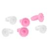 100Pcs Disposable Eyelash Extension Rings Lash Glue Fan Cup Finger Holder Fans