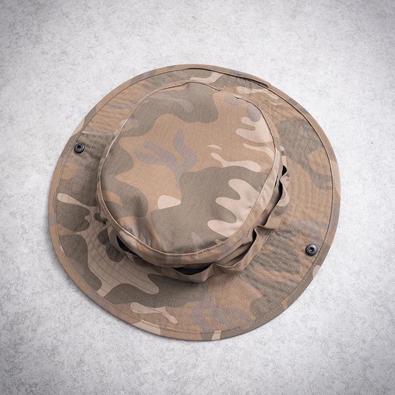 

BEPAN Four Cluster Benny Hat M81 Woodland Outdoor Fisherman Hat Round Brimmed Hat 62CM
