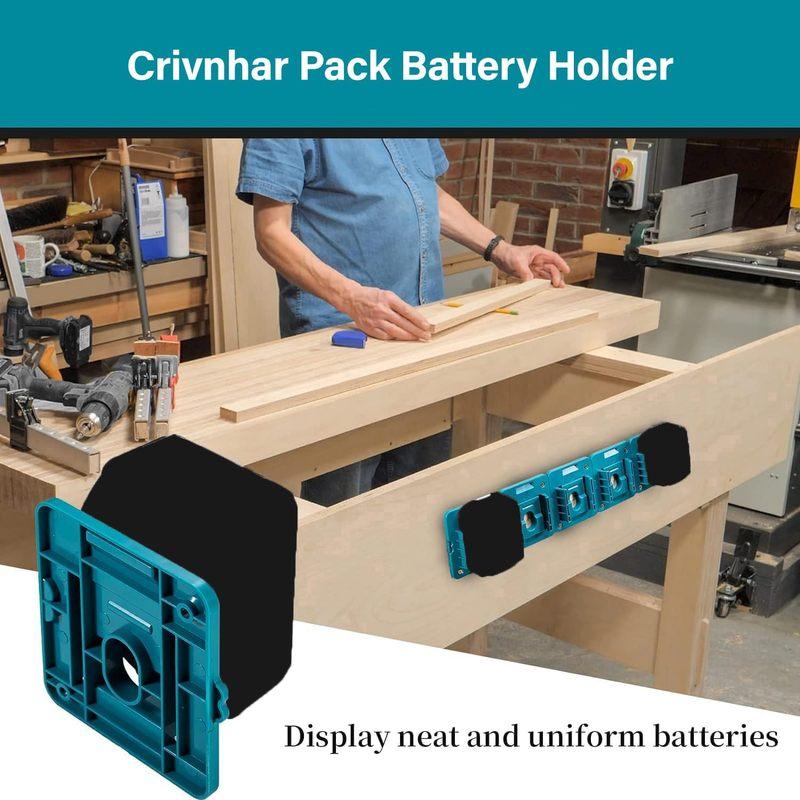 5 Stück Batteriehalter für Makita 18V Li-Ionen Akku Werkzeuge Maschinenhalter Lagerregal Wandhalterung für BL1860 BL1850(Keine Batterie)