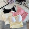 BrandyBM White Pure Desire Heart Embroidery Lace Slim Fit French Camisole