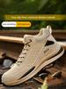 Herren Arbeits-Sicherheitsschuhe Herbst Winter Warm Unzerstörbar Stahlkappe Arbeitsstiefel Anti-Quetsch-Arbeitssneaker Schützende Sicherheitsschuhe