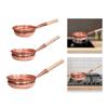 Copper Pot Multipurpose Portable Ergonomic Handle Easy Cleaning Noodle Pot Soup Pot for Household Home Kitchen Cooking Camping