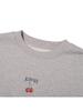 KIRSH Dewey Cherry Uni Loose Fit Sweatshirt [Melange Gray]