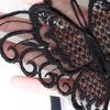 G-string Women Lace Embroidered Thong Panties Butterfly Sexy Pearl Beaded Open Crotch Underwear Low Waist Large Size Knickers