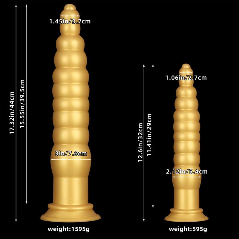 44cm Silicone Ultra-long and Ultra-thick Rear Anal Plug for Outdoor Wear Anal Strip Practice Anal Torture Tool Anal Expansion Tool Chrysanthemum Anus