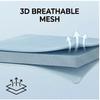 Washable Antibacterial Ice Silk Cooling Mat Set, Fitted/Flat Sheet, 2 Sizes for Summer Bedroom & Dorm Hygienic Bedding