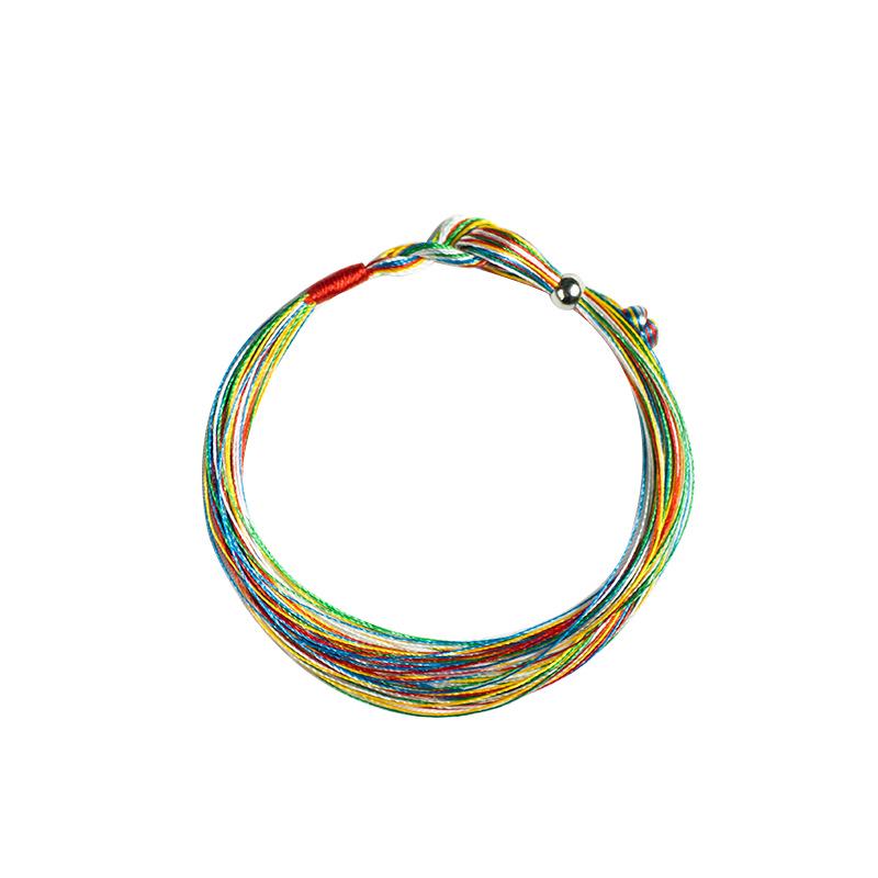 Dragon Boat Festival Handwoven Colorful Bracelet - May Festival DIY Pulled Cord