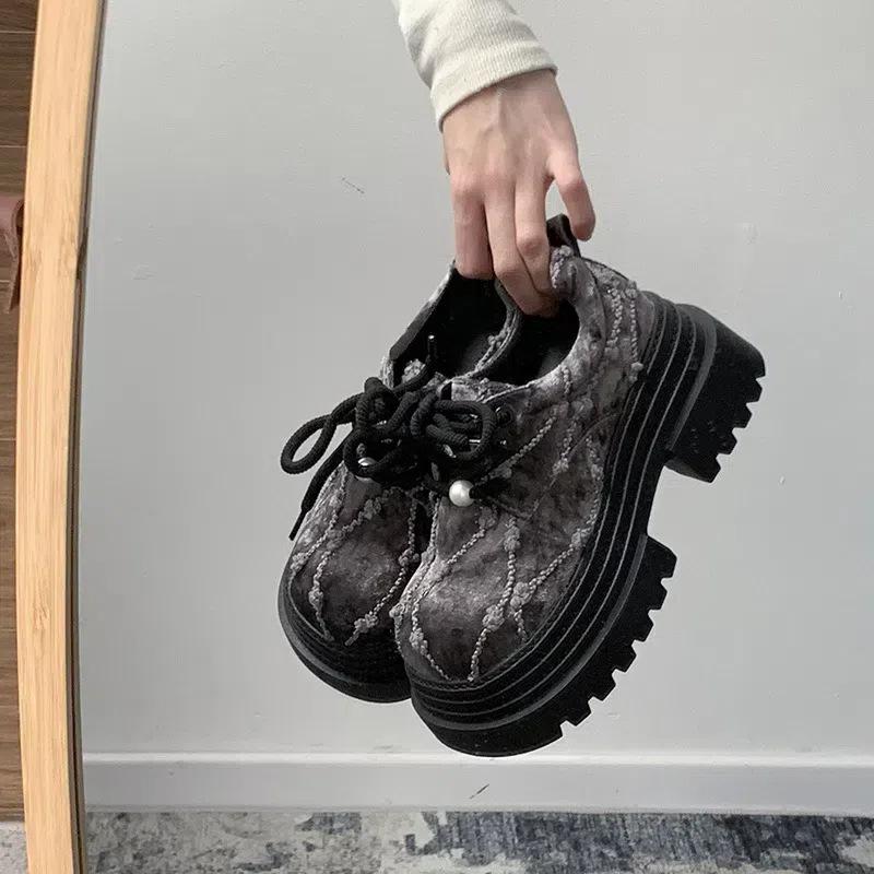 Thick Bottom Women Mary Jane Shoes Fashion Spring Autumn Casual