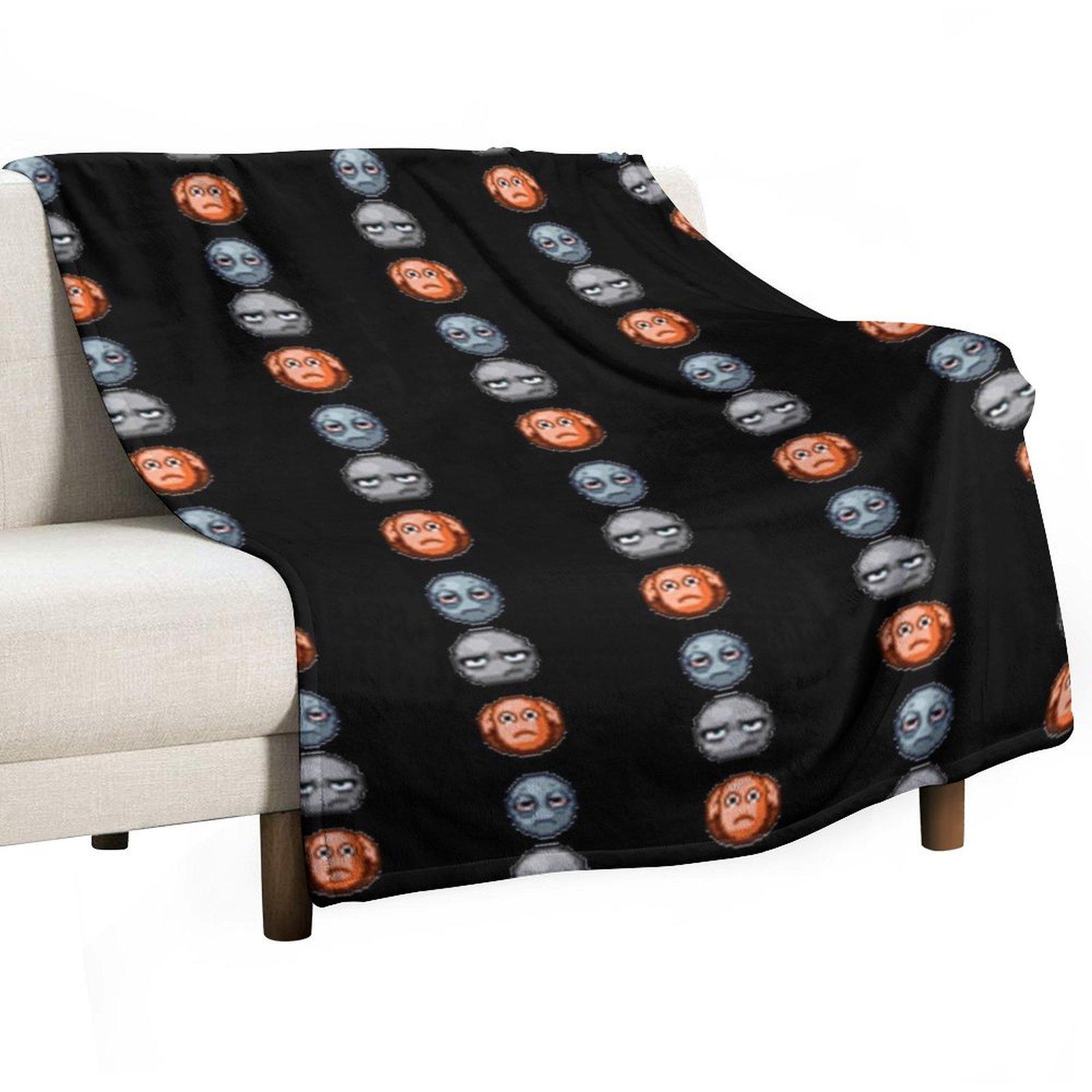 

project zomboid mood Throw Blanket Hair Bed covers Sofa Throw Flannel Blankets 30x40in