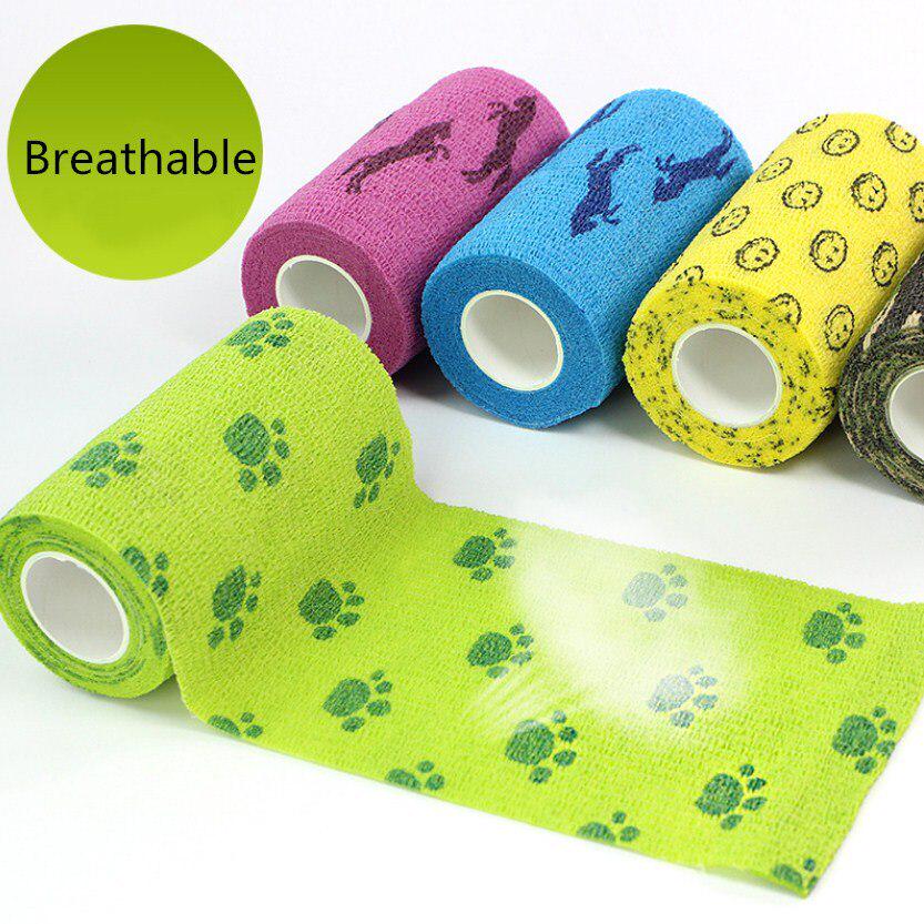4.6M Sport Tape Waterproof Self Adhesive Elastic Bandage Muscle Tape Finger Joints Wrap Bandage Nonwoven Cohesive Bandage