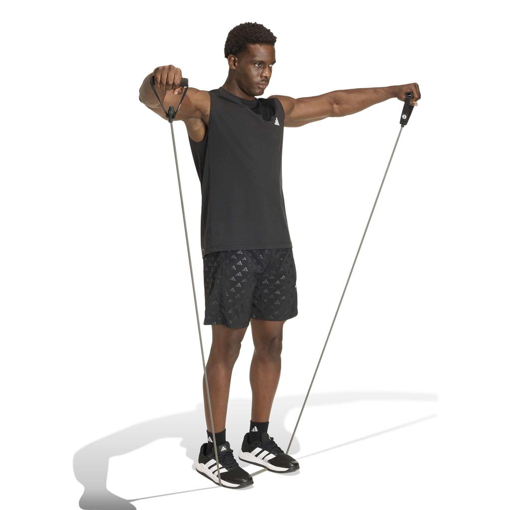 Adidas FR Sleeveless Black Size L Men's WO-ES T-Shirt, LOG28, (KA3523),