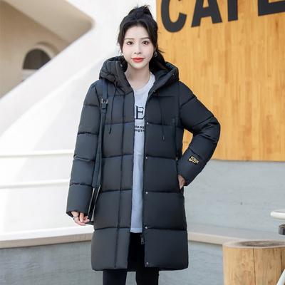 Women's Winter Long Puffy Warm Jacket Hooded Lightweight Plus Size Snow Jacket Outdoor Windproof Warm Jacket