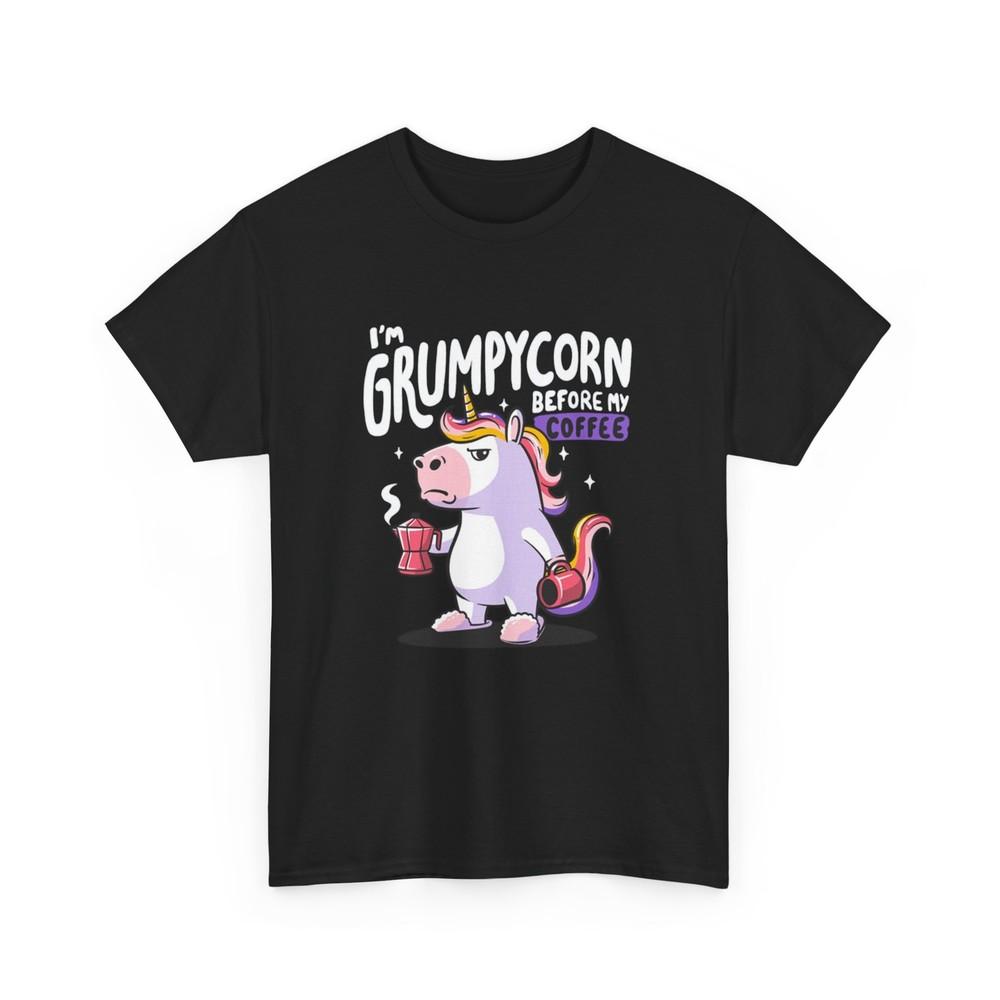 

Grumpycorn T-Shirt - Grumpycorn | Unicorn with coffee Shirt | Unicorn Shirt 4XL