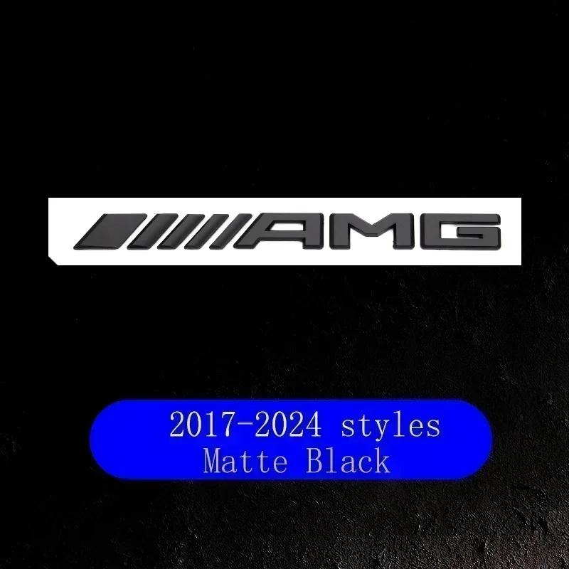 AMG Logo Auto Heck Kofferraum Auto Emblem Aufkleber Zubehör Für Mercedes Benz Brabus Smart Maybach W204 GLC CLA W205 W203 W206 W108