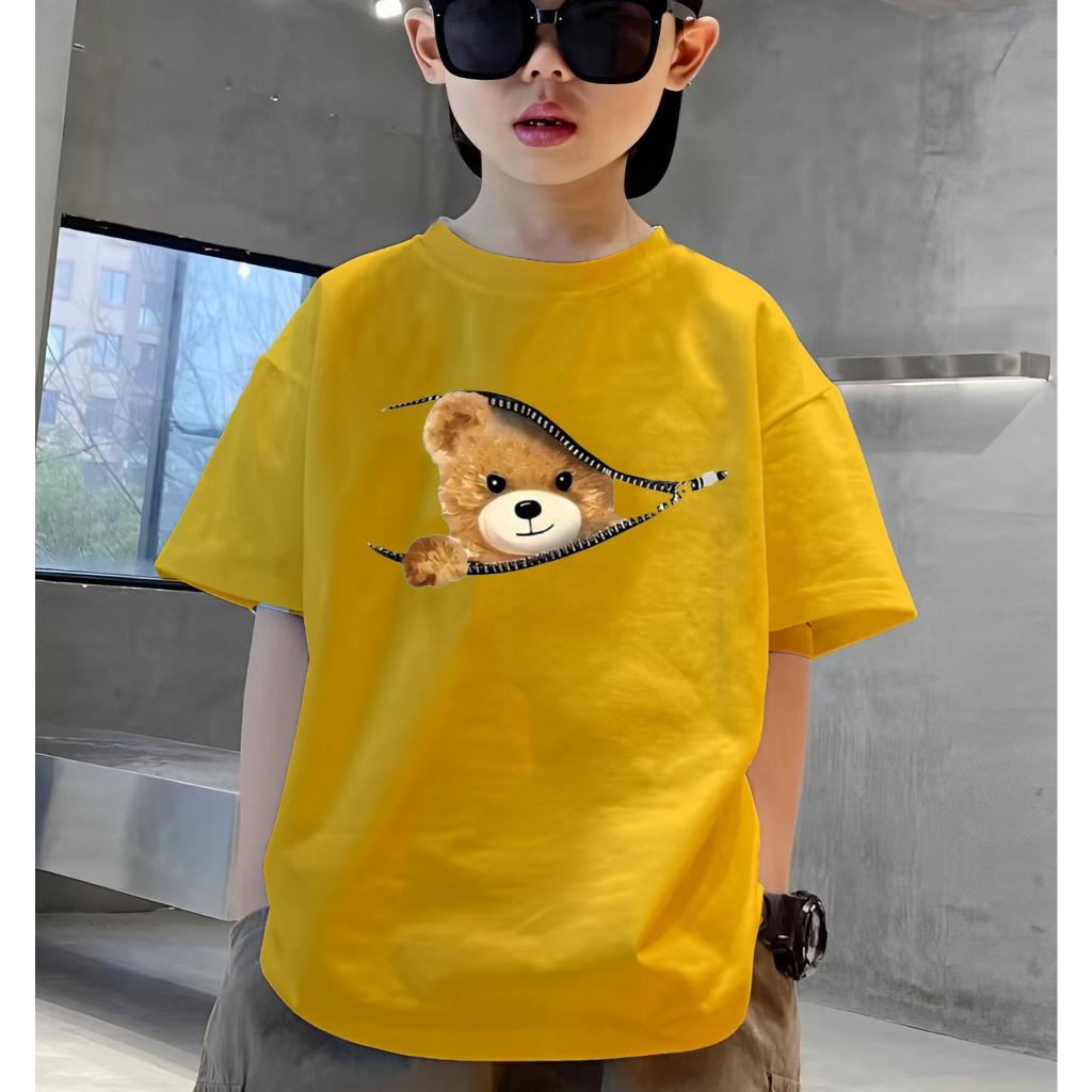 Children's casual T-shirt, fashionable children's printed T-shirt