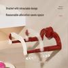 Telescopic Wall-Mounted Suction Cup Washbasin Storage Rack - Punch-Free Bathroom Organizer.